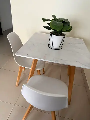 Dinning table with two chairs