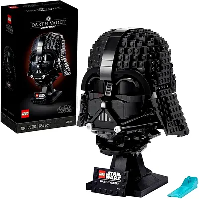 LEGO Star Wars Darth Vader Helmet Set, Mask Display Model Kit for Adults to Build