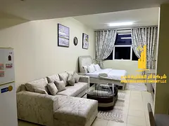 The most beautiful and largest furnished studio with a separate kitchen for monthly rent in Ajman -