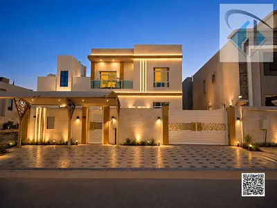 For sale: Villa in Al Zahia, Ajman, 3 bedrooms, living room, majlis, maid's room, land area 3014 sq ft. Price includes electricity and air conditionin