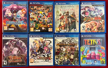 Nics ps vita games 200 dhs