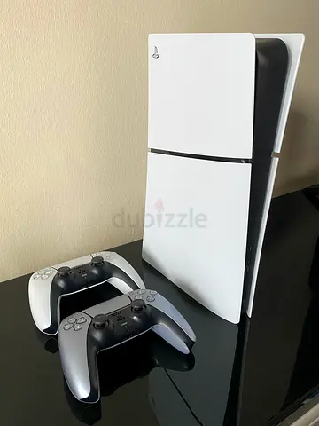 PS5 Slim 1Tb Digital Edition UAE Version - 2 Controllers