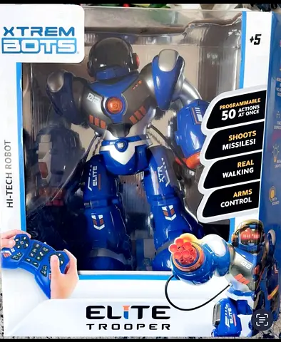 Robot with builts and remote rechargeable