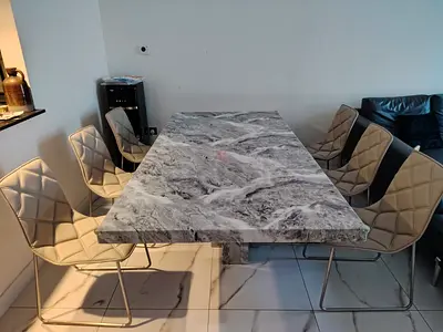 Marble dining set