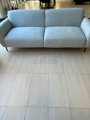 Light grey fabric sofa