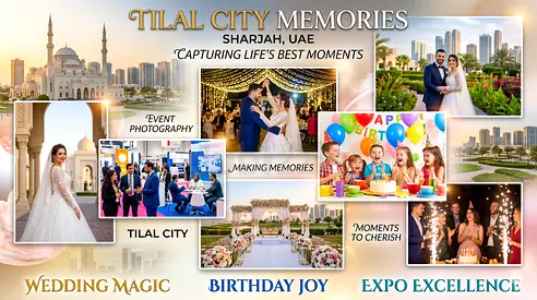 🌟 Professional Photography  Videography Services in Tilal City, Sharjah | Visual Content Designed