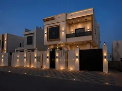Villa for sale on Sheikh Bin Zayed Road, including registration and ownership fees, located on a mai