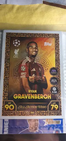 Ryan Gravenberch UEFA Champions League Collectible Trading Card (Topps)