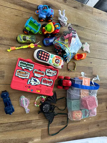 Mixed lot of preschool toys and cars - used