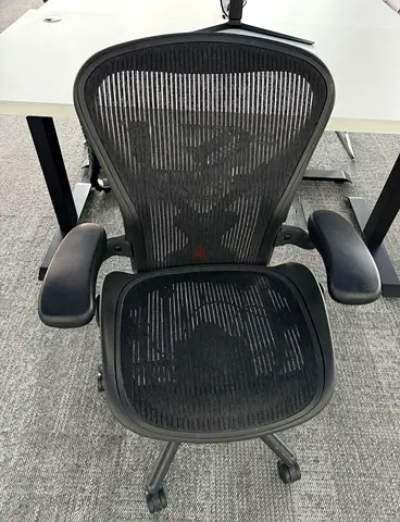 Affordable Herman Miller Aeron Classic Chair Size B PostureFit Back Support Fully Adjustable