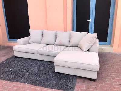 The One Kingston L Shape sofa beige Excellent Condition