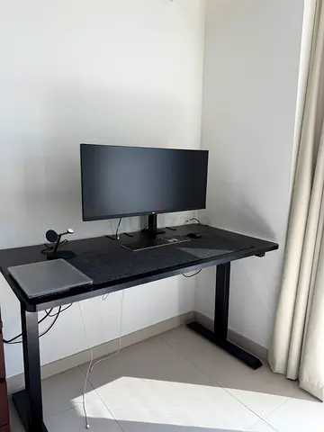 Electric Standing Desk – Black Home Office Desk – Move-Out Sale