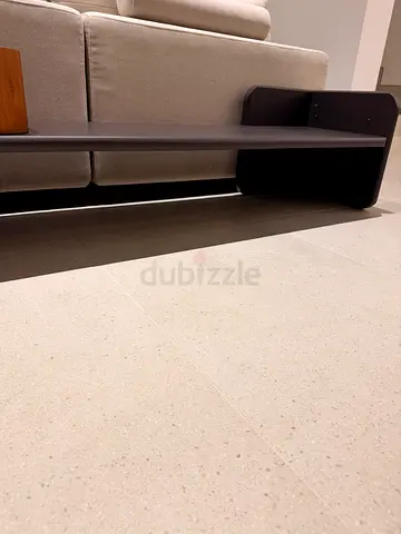Sleek Dark Brown Wood TV Console or Side Table