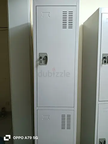 Metal 2-Tier Storage Locker / Wardrobe - Good Condition