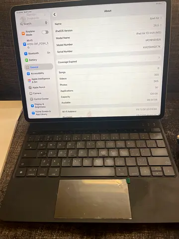 Ipad air M3 128gb 13 inch