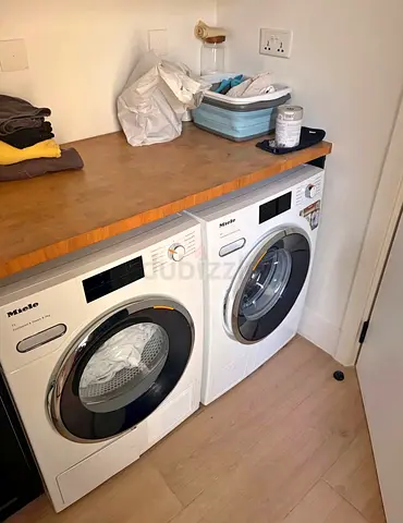 Buy Miele Washer 9kg WWI860 WPS PWASH White/Miele TWF760WP EcoSpeed  8 KG T1 Heat-Pump Tumble Dryer