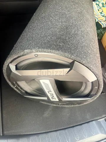 Alpine Bass Tube Subwoofer and Pioneer Amplifier