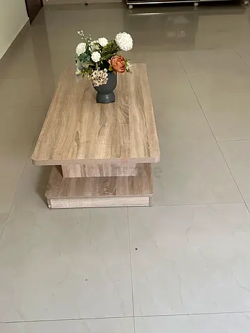 Light Oak Coffee Table with 2 draws and in good condition
