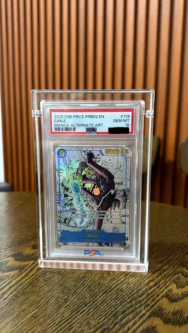 2025 One Piece PRB Sanji Manga Alt Art En PSA10