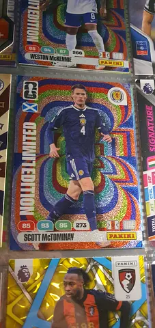 Panini Limited Edition Scott McTominay Football Sticker/Card (Scotland) - Rare Collectible