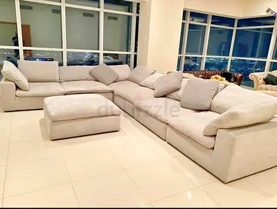Pan Emirates Feather filled Sofa Excellent Condition