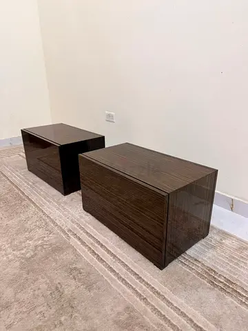 ( Minotti ) Luxury Pair of Calder Nightstands – Premium Italian Design | Modern Elegance