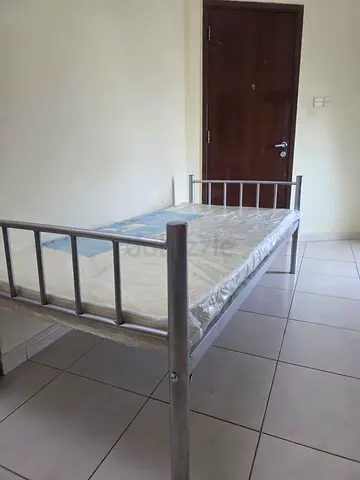 Single Metal Bed Frame with Mattress - Good Condition