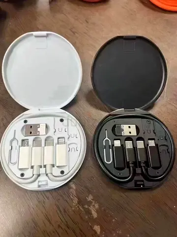 Portable 3-in-1 Multi USB Charging Kit (2 pcs) - Lightning, USB-C, Micro USB