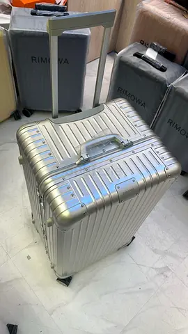 RIMOWA silver cabin suitcase