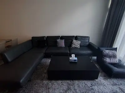 Leather Sofa L-Shape Italian