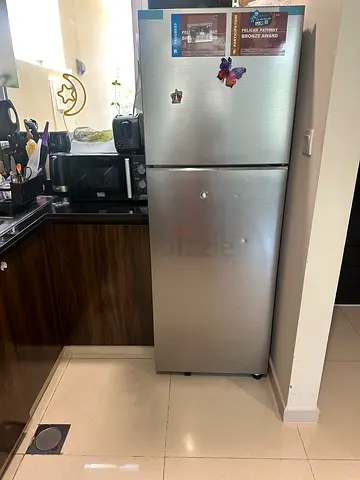 Stainless Steel Single-Door Refrigerator - Used, Good Condition