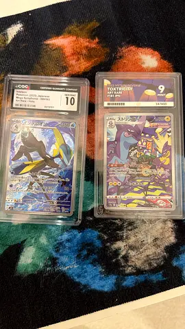 Graded Pokémon TCG Rare GX/Full Art Cards (CGC 10  PSA 9) - Toxtricity  Lucario