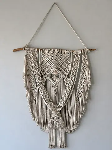 Boho hand made macrame