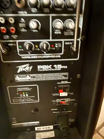 Peavey PBX 15 FM Powered PA Speaker with Built-in Mixer (Used)