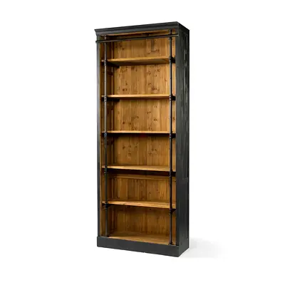 TIMOTHY OULTON Marina Home bookcase book shelf library reclaimed wood W98 D44 H256 cm