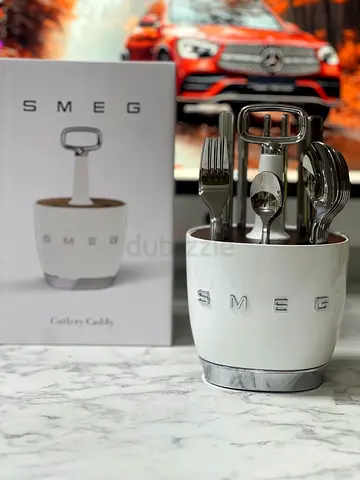 Smeg white cutlery set