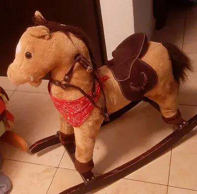 Kids Wooden Rocking Horse