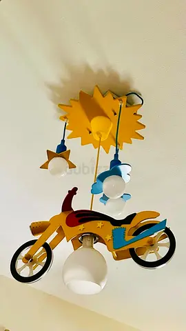 Fancy Motorcycle Theme Chandelier for Kids Bedroom / Nursery