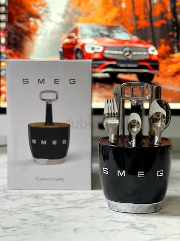 Smeg cutlery set black