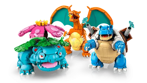Brand new - Sealed - 72153 - LEGO® Venusaur, Charizard and Blastoise - 6838 Pieces