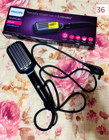 Philip heated straightening hair brush