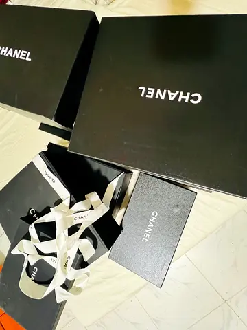 Chanel black gift/box set with ribbons - authentic packaging