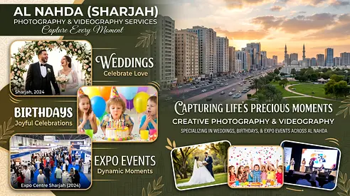🌟 Al Nahda Photography  Videography Services | Capturing Brands, Businesses  Moments