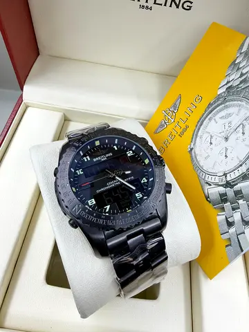 Brietling Men Dual-time Battery watch