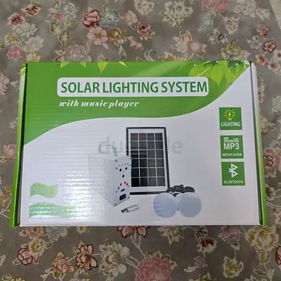 Brand New All-in-One Solar Lighting System  Bluetooth Speaker