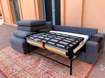 Ikea vimle L shape sofa bed with mattress