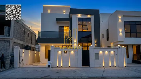 فيلا فاخرة 6 غرف + روف للبيع في الحليو عجمان | 🏡 مساحات واسعة | 💰 مقدم 10% | 🧾 شامل رسوم التسجيل | قسط يبدأ 5000 درهم