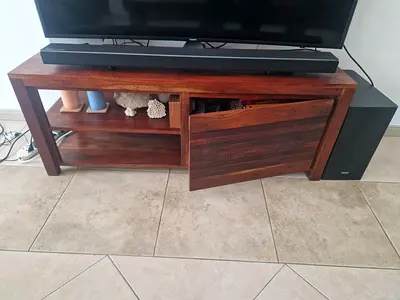 Solid Wood TV Stand / Entertainment Unit with Storage