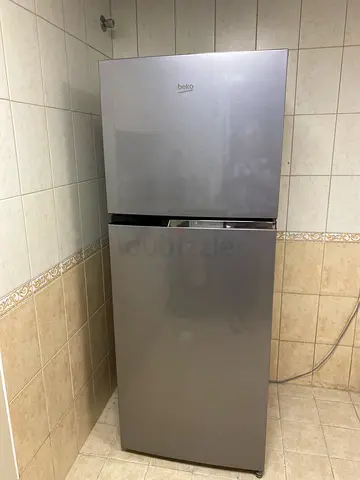 BEKO Silver Double Door Refrigerator - Excellent Condition- almost new