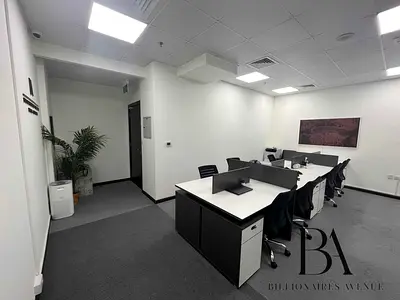 Furnished Office | Park Lane Tower | Burj & Canal View with full setup